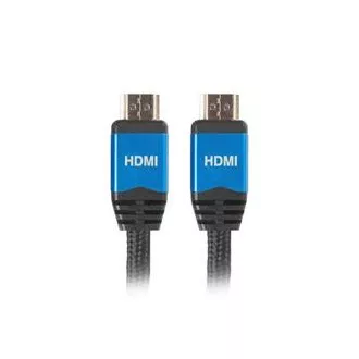 LANBERG HDMI M/M 2.0 kábel 3m, CU, čierny, Premium