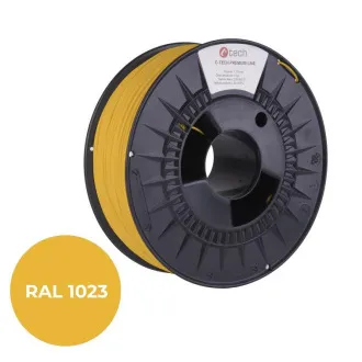 C-TECH tlačová struna PREMIUM LINE ( filament ) , ABS, dopravná žltá, RAL1023, 1,75mm, 1kg