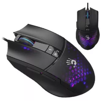 A4tech BLOODY L65 Max Honeycomb, RGB podsvietená herná myš, 12000 DPI, čierna, USB A4tech BLOODY L65 Max Honeycomb, RGB podsvietená herná myš, 12000 DPI, čierna, USB