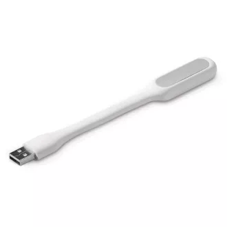 C-TECH UNL-04, USB lampička k notebooku, flexibilná, biela