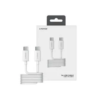 2-Power kábel USB-C to USB-C, 1M 2-Power kábel USB-C to USB-C, 1M