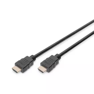 Digitus Pripojovací kábel HDMI High Speed, typ AM/M, 3,0 m, Ultra HD 60p, zlatý, bl Digitus Pripojovací kábel HDMI High Speed, typ AM/M, 3,0 m, Ultra HD 60p, zlatý, bl
