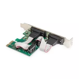 Digitus Adaptér PCI Express x1 2xsériový port, +low profile čipová sada: ASIX99100