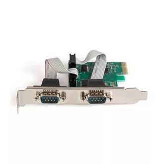 Digitus Adaptér PCI Express x1 2xsériový port, +low profile čipová sada: ASIX99100