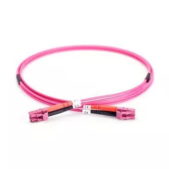 DIGITUS Fiber Optic Patch Cord, LC to LC, Multimode OM4 - 50/125 µ, Duplex Length 3m