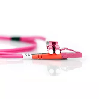 DIGITUS Fiber Optic Patch Cord, LC to LC, Multimode OM4 - 50/125 µ, Duplex Length 10m