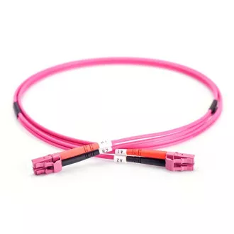 DIGITUS Fiber Optic Patch Cord, LC to LC, Multimode OM4 - 50/125 µ, Duplex Length 10m