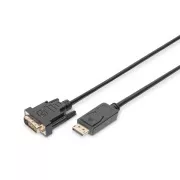 Digitus DisplayPort pripojovací kábel, DP/M-DVI (24+1)/M 2.0m
