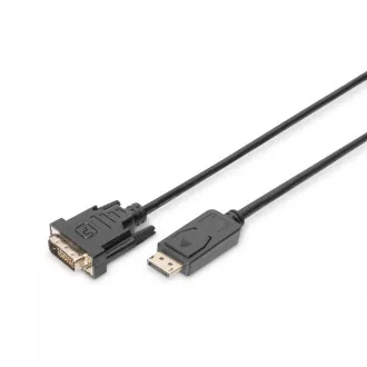 Digitus DisplayPort pripojovací kábel, DP/M-DVI (24+1)/M 2.0m