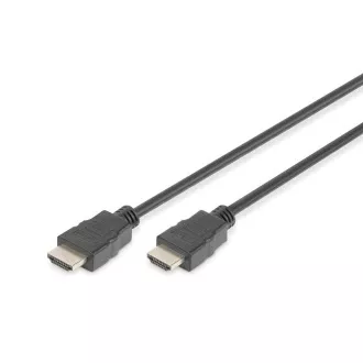 Digitus HDMI High Speed + Ethernet pripojovací kábel, 2x tienený, 3m