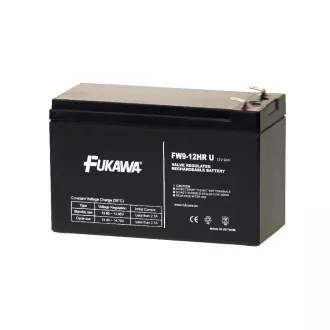 FUKAWA akumulátor FW 9-12 HRU (12V; 9Ah; faston 6,3mm; životnosť 5 rokov)
