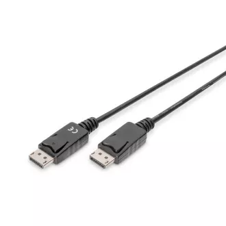 Digitus DisplayPort 1.1a. pripojovací kábel 1 m, CU, AWG28, 2x tienený