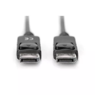 Digitus DisplayPort 1.1a. pripojovací kábel 1 m, CU, AWG28, 2x tienený