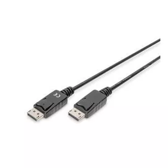 Digitus DisplayPort 1.1a. pripojovací kábel 1 m, CU, AWG28, 2x tienený