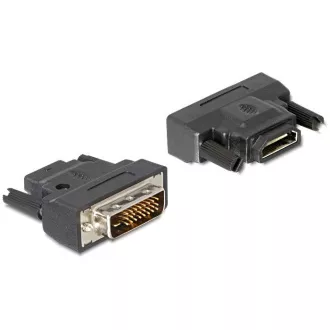 Delock adaptér DVI 24+1 samec > HDMI samica s LED Delock adaptér DVI 24+1 samec > HDMI samica s LED