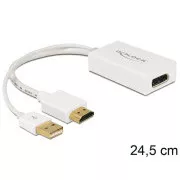 Delock Adaptér HDMI-A samec > Displayport samica
