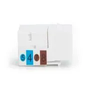 DIGITUS Keystone Jack CAT 5e, netienený RJ45 na LSA, farba biela