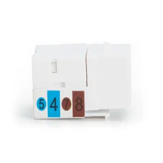 DIGITUS Keystone Jack CAT 5e, netienený RJ45 na LSA, farba biela DIGITUS Keystone Jack CAT 5e, netienený RJ45 na LSA, farba biela