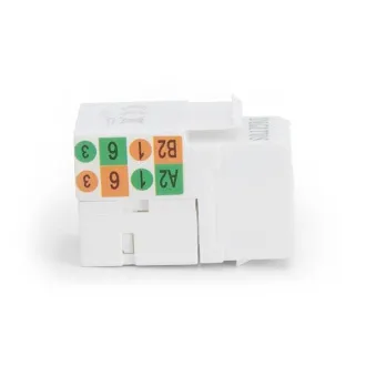 DIGITUS Keystone Jack CAT 5e, netienený RJ45 na LSA, farba biela DIGITUS Keystone Jack CAT 5e, netienený RJ45 na LSA, farba biela