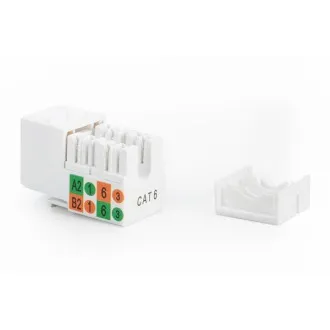 DIGITUS Keystone Jack CAT 5e, netienený RJ45 na LSA, farba biela DIGITUS Keystone Jack CAT 5e, netienený RJ45 na LSA, farba biela