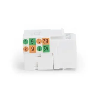 DIGITUS Keystone Jack CAT 5e, netienený RJ45 na LSA, farba biela DIGITUS Keystone Jack CAT 5e, netienený RJ45 na LSA, farba biela