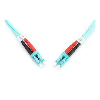 DIGITUS Fiber Optic Patch Cord, LC to LC, Multimode, OM3, 50/125 µ, Duplex Length 2m