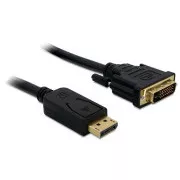 Delock kábel DisplayPort (samec) na DVI 24 +1 (samec), 1m