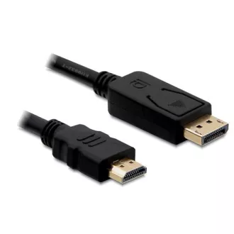 Delock kábel DisplayPort samec na HDMI samec, dĺžka 1m