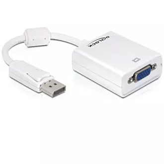 Delock adaptér DisplayPort (samec) na VGA (samica) Delock adaptér DisplayPort (samec) na VGA (samica)