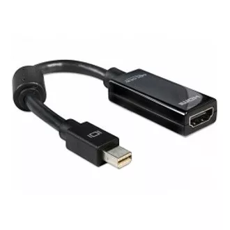 Delock adaptér DisplayPort mini (samec) na HDMI A (samica), čierny Delock adaptér DisplayPort mini (samec) na HDMI A (samica), čierny