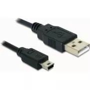 Delock kábel USB 2.0 A-samec > USB mini-B 5-pin samec, 1,5 metra