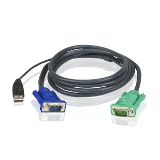 ATEN integrovaný kábel 2L-5202U pre KVM USB 1.8 M