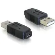 Delock redukcia micro USB A+B samica na USB A samec