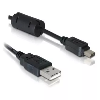 Delock KÁBEL USB 2.0 mini typ Olympus 12pin dĺžka 1m