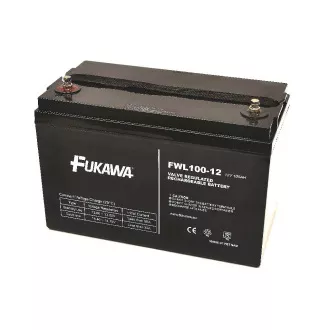 FUKAWA akumulátor FWL 100-12 (12V; 100Ah; závit M6; životnosť 10 rokov)