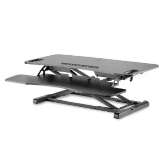 DIGITUS Stojan na výškové nastavenie pracovnej plochy na sedenie/státie 95x61x11-46cm; Dolná zasuvka na klávesnice a myš DIGITUS Stojan na výškové nastavenie pracovnej plochy na sedenie/státie 95x61x11-46cm; Dolná zasuvka na klávesnice a myš