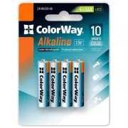 Colorway alkalická batéria AAA/ 1.5V/ 4ks v balení/ Blister