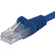 PremiumCord Patch kábel UTP RJ45-RJ45 CAT6 10m modrá