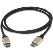 PremiumCord Kábel USB 3.1 konektor C/male - USB 3.1 konektor C/male, 1m hliníkové konektory
