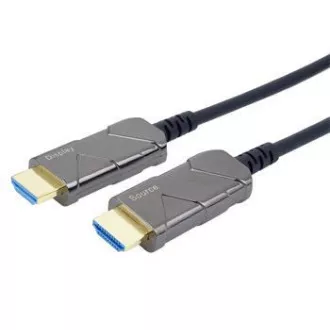 PremiumCord Ultra High Speed HDMI 2.1 optický fiber kábel 8K @ 60Hz, pozlátené 30m