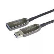 PremiumCord USB 3.0 predlžovací optický AOC kábel A/Male - A/Female 20m