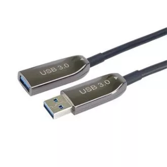 PremiumCord USB 3.0 predlžovací optický AOC kábel A/Male - A/Female 20m