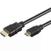 PremiumCord Kábel 4K HDMI A - HDMI mini C, 1m