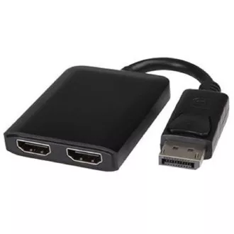 PremiumCord MST adaptér DisplayPort 1.2 - 2x HDMI, rozšírenie+zrkadlenie+2 obrazy, 4K*2K@60Hz PremiumCord MST adaptér DisplayPort 1.2 - 2x HDMI, rozšírenie+zrkadlenie+2 obrazy, 4K*2K@60Hz
