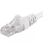 PremiumCord Patch kábel UTP RJ45-RJ45 CAT6 1,5m biela