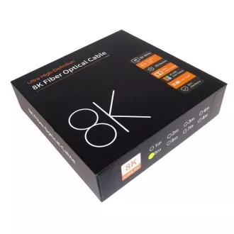 PremiumCord Ultra High Speed HDMI 2.1 optický fiber kábel 8K @ 60Hz, pozlátené 5m