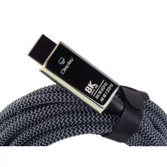 PremiumCord Ultra High Speed HDMI 2.1 optický fiber kábel 8K @ 60Hz, pozlátené 20m