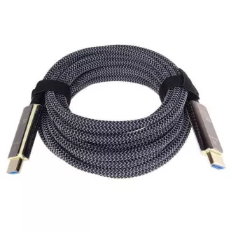 PremiumCord Ultra High Speed HDMI 2.1 optický fiber kábel 8K @ 60Hz, pozlátené 20m