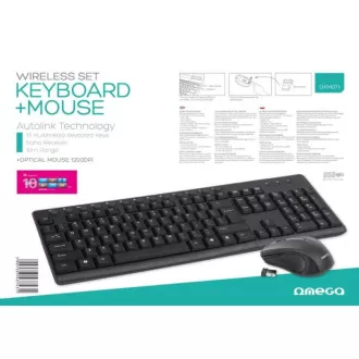 PLATINET OMEGA set bezdrôtovej klávesnice a myši OKM071B
