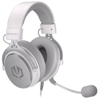 Endorfy headset VIRO OWH / drôtový / s odnímateľným mikrofónom / 3,5 mm jack / biely
